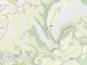 Dražba lesa, Benešov u Semil, 2540 m2