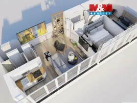 Prodej bytu 3+kk, Praha - Karlín, Nekvasilova, 56 m2