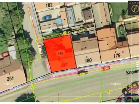 Prodej pozemku pro bydlení, Peruc, Komenského, 208 m2