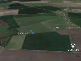 Prodej podílu pole, Charvatce, 350 m2