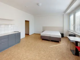 Pronájem bytu 1+kk, Praha - Smíchov, Křížová, 40 m2