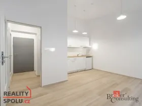 Pronájem bytu 1+kk, Brno - Horní Heršpice, Sokolova, 26 m2