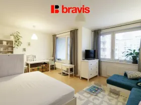 Pronájem bytu 1+kk, Brno - Lesná, Dusíkova, 38 m2