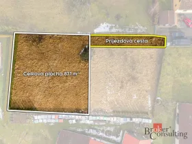 Prodej pozemku pro bydlení, Moravec, 939 m2
