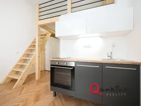 Pronájem bytu 1+kk, Praha - Nusle, Oldřichova, 19 m2