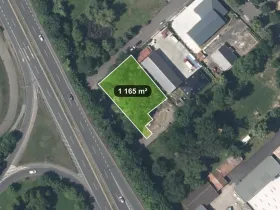 Prodej komerčního pozemku, Teplice, 1165 m2