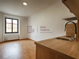 Pronájem bytu 1+kk, Jindřichův Hradec, nám. Míru, 20 m2