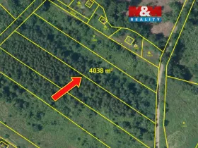 Prodej louky, Velké Popovice, 4038 m2