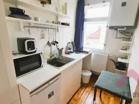 Pronájem bytu 1+kk, Praha - Libeň, Nad Rokoskou, 24 m2