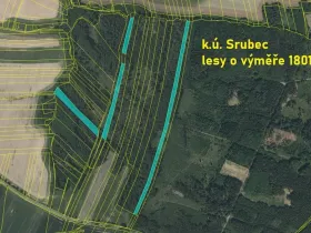 Prodej lesa, Srubec, Ledenická-Škarda, 18018 m2