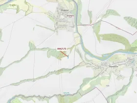 Dražba pozemku, Ivančice, 597 m2