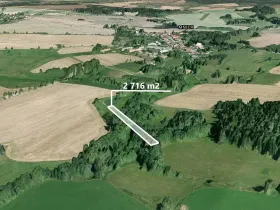 Prodej podílu pole, Rosička, 1295 m2