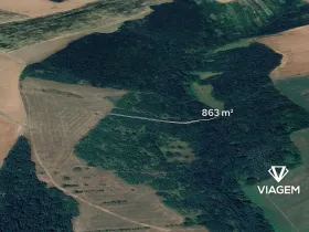 Prodej pole, Popovice, 863 m2