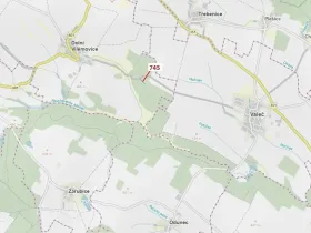 Dražba lesa, Dolní Vilémovice, 1957 m2