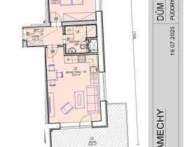 Prodej bytu 2+kk, Brno, Chvalovka, 43 m2