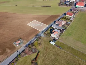 Prodej pozemku pro bydlení, Chlustina, 850 m2