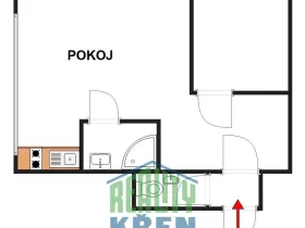 Pronájem bytu 2+kk, Praha - Suchdol, Ke Kozím hřbetům, 33 m2