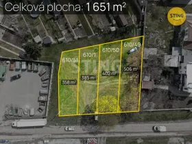 Prodej pozemku pro bydlení, Chropyně, Nádražní, 1651 m2