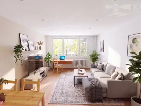 Pronájem bytu 3+kk, Praha, Lečkova, 61 m2