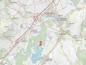 Prodej lesa, Ostrožská Nová Ves, 1539 m2
