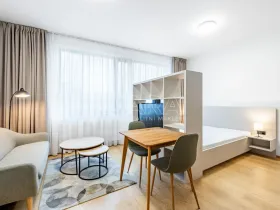 Pronájem bytu 1+kk, Praha - Karlín, Pobřežní, 28 m2