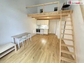 Pronájem bytu 1+kk, Praha - Smíchov, Na Valentince, 50 m2