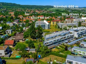 Prodej bytu 3+kk, Mníšek pod Brdy, Ke škole, 73 m2