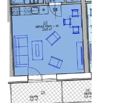 Prodej bytu 1+kk, Brno, Chvalovka, 42 m2