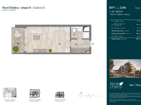 Prodej bytu 1+kk, Praha - Dolní Chabry, Bolebořská, 32 m2