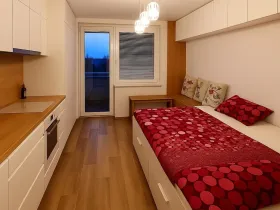 Pronájem bytu 1+kk, Brno, Jedovnická, 22 m2