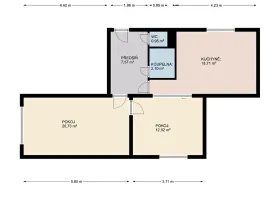 Prodej bytu 3+kk, Praha - Libeň, Sokolovská, 63 m2