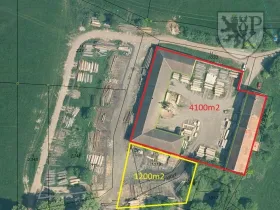 Pronájem výrobních prostor, Kocelovice, 4100 m2