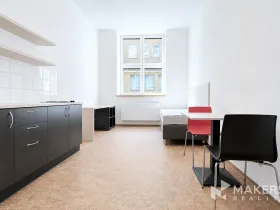 Pronájem bytu 1+kk, Praha - Smíchov, Křížová, 22 m2
