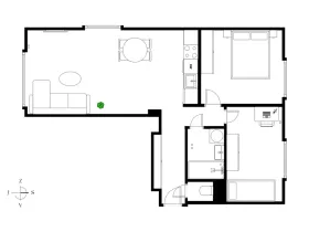 Prodej bytu 3+kk, Praha - Michle, Hodonínská, 55 m2