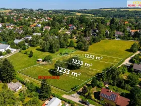 Prodej pozemku pro bydlení, Kamenice - Nová Hospoda, Na Vyhlídce, 1233 m2