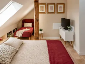 Pronájem bytu 1+kk, Praha - Nusle, Horní, 42 m2