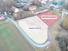Prodej pozemku pro bydlení, Ves Touškov - Mířovice, 2205 m2