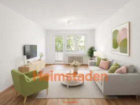 Pronájem bytu 2+1, Karviná - Ráj, Kosmonautů, 51 m2