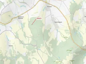 Dražba lesa, Slavkov, 2122 m2