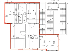 Pronájem kanceláře, Ostrava, Mírová, 104 m2
