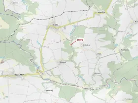 Dražba lesa, Břežany, 9 m2