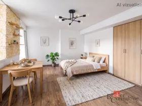Prodej bytu 1+kk, Písek - Budějovické Předměstí, Mírové nám., 28 m2