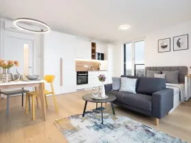 Pronájem bytu 1+kk, Praha - Prosek, Litoměřická, 35 m2