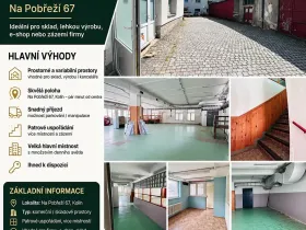 Pronájem skladu, Kolín, Na Pobřeží, 221 m2