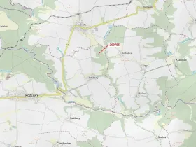 Dražba lesa, Břežany, 1049 m2