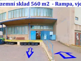 Pronájem skladu, Praha - Hostivař, 560 m2