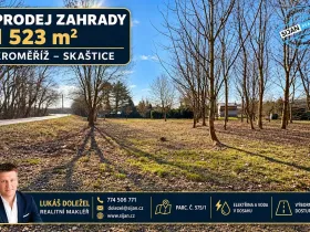 Prodej zahrady, Kroměříž, 1523 m2