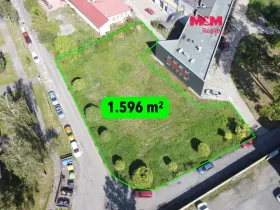 Prodej komerčního pozemku, Karviná, Jaroslava Vrchlického, 1596 m2