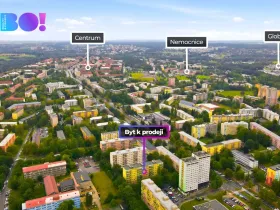 Prodej bytu 2+1, Havířov, Kosmonautů, 54 m2