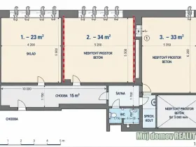 Pronájem obchodního prostoru, Praha - Libeň, 90 m2
